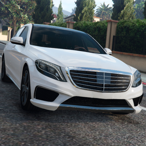Mers S-Class Car Drift Driving logo