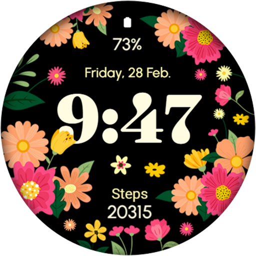 A02s - Colorful Flowers Logo