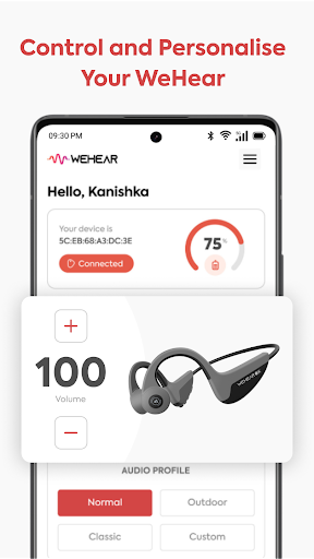 Android application WeHear screenshort