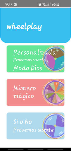 Android application Random Spin The Wheel screenshort