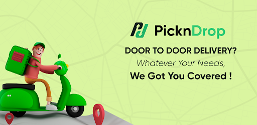 PicknDrop Android app official cover banner