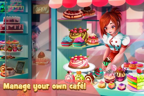 Dessert Chain: Café Waitress & Screenshot