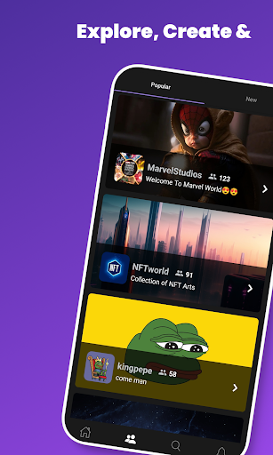 Android application DiverseHQ: Lens & Communities screenshort