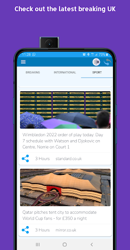 UK Breaking Headlines Screen 3