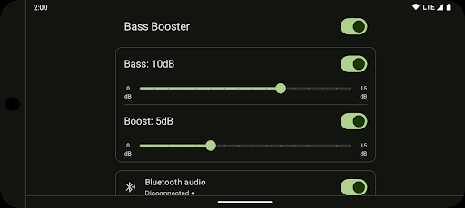 Bass Booster Screen 2