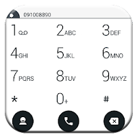 Dialer theme Droid L BWhite