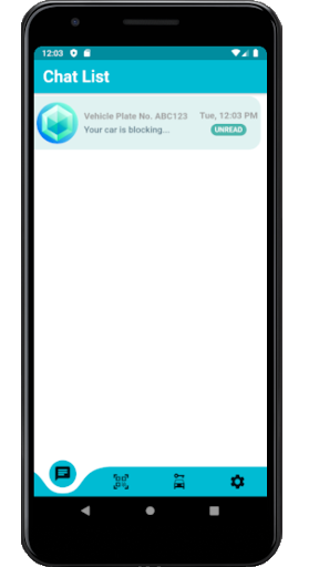 ParkedChat — Emergency Chat Screen 3