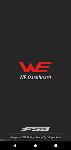 Android application WE_Dashboard screenshort