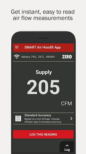 SMART Air Hood® App Screen 2