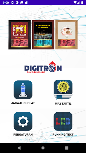 Android application Digitron JWS WiFi screenshort