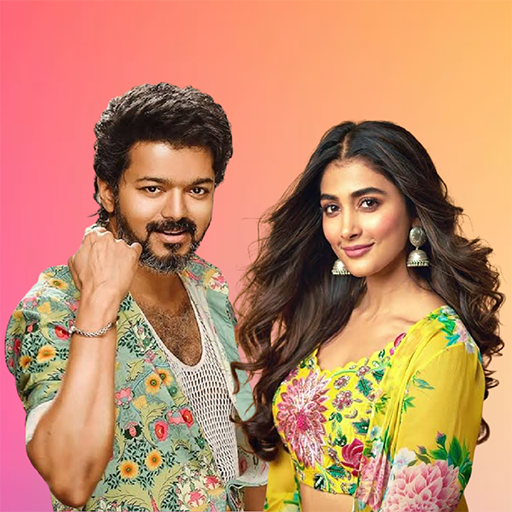Vijay Pooja Hegde Stickers logo
