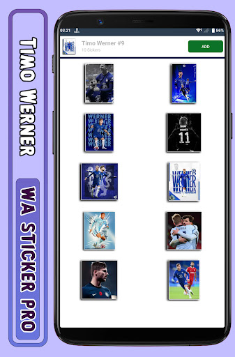Timo Werner - WA Sticker Pro Screen 2