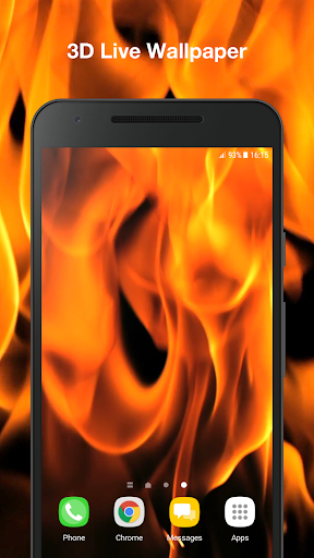 Android application Burning Live Wallpaper screenshort
