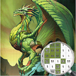Cover Image of डाउनलोड Dragon Color by Number 2.0.0 APK