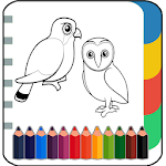 Cover Image of ダウンロード Birds Coloring & Drawing Book-Easy Drawing 16.0 APK