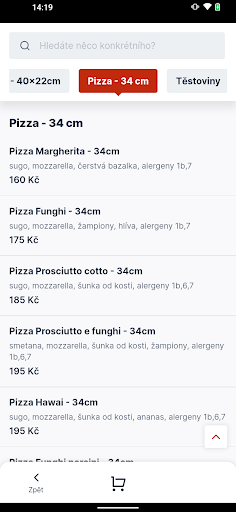 Pinsa Romana Pardubice Screen 2