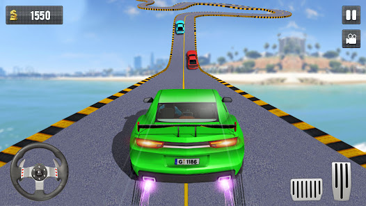 GT Mega Ramp Stunt Car Games apkpoly screenshots 7