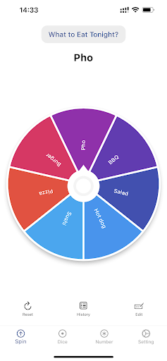 Android application Random Dice - Spin The Wheel screenshort