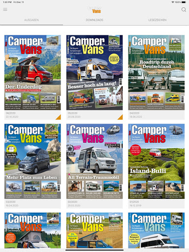 CamperVans Screen 2
