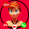download fake Call from princess Anna Chat and video call apk