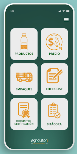 Android application Agricultori screenshort