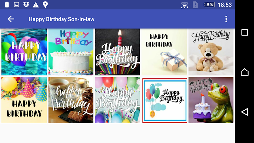 SON-IN-LAW HAPPY B-DAY Screen 2