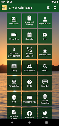 Android application City of Azle Texas screenshort