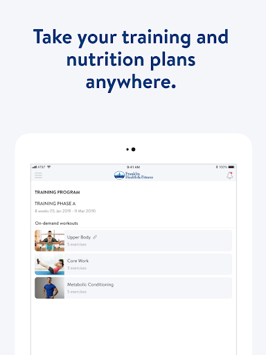 Screenshot of Franklin Health and Fitness