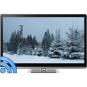 Snowfall on TV via Chromecast