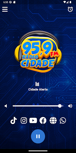Android application Rádio Cidade FM 95.9 screenshort