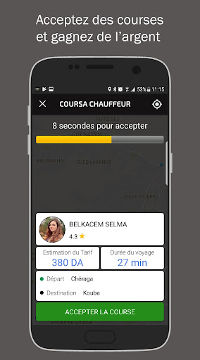 Coursa Chauffeur Screen 2