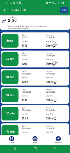 NuBus App Screen 2