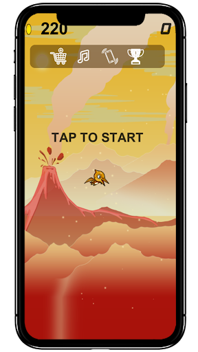 Android application Fly Pteranodon screenshort