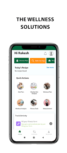 Android application The Wellness Solutions screenshort