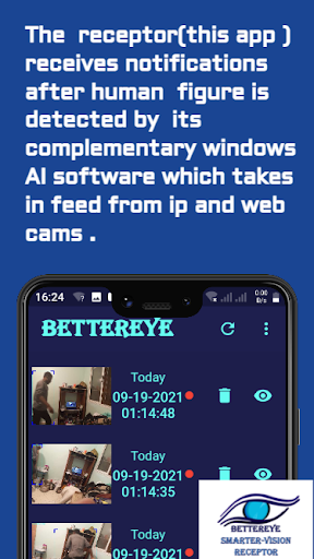 Android application bettereye smarter-vision screenshort