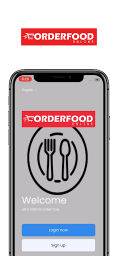 Android application Order Food Online screenshort