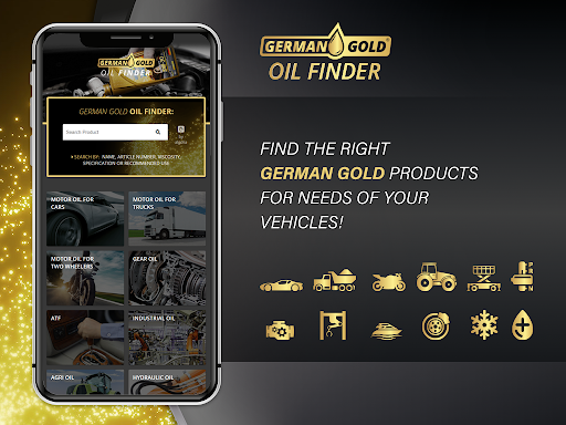 Android application German Gold Oilfinder screenshort