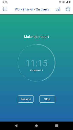 Chronograph Screen 2
