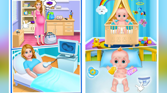 newborn babyshower party game Screenshot