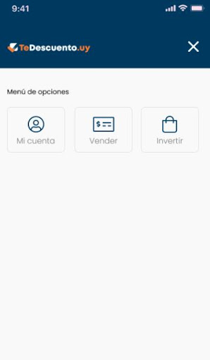 Android application TeDescuento.Uy screenshort