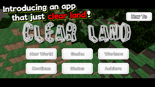 Clear Land!flat Leveling Land!