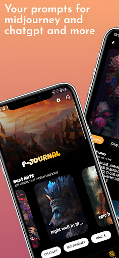 Android application Journal: Ai Prompt Generator screenshort