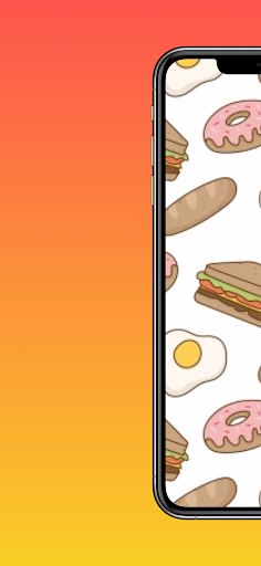 Cute Food Background 4k