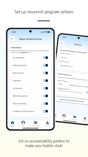 Screenshot of 12 Steps: Addiction Recovery