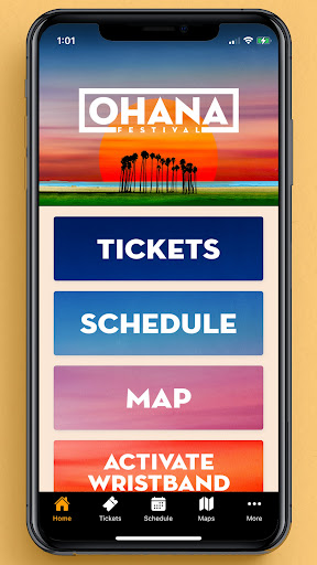 Android application Ohana Festival screenshort