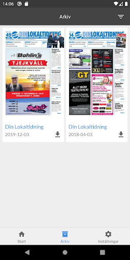 Din Lokaltidning Screen 2