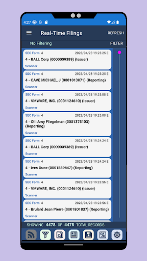 Android application SEC File-Scanner screenshort