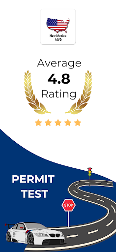 Android application New Mexico MVD Permit Practice screenshort