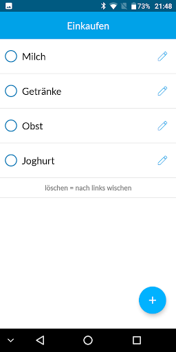 Todo Liste Aufgabenliste Memos Screen 2