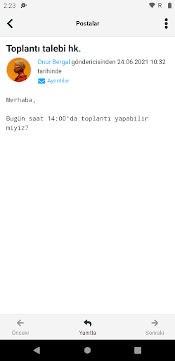 E-Posta: TURKTICARET.Netden Screen 3